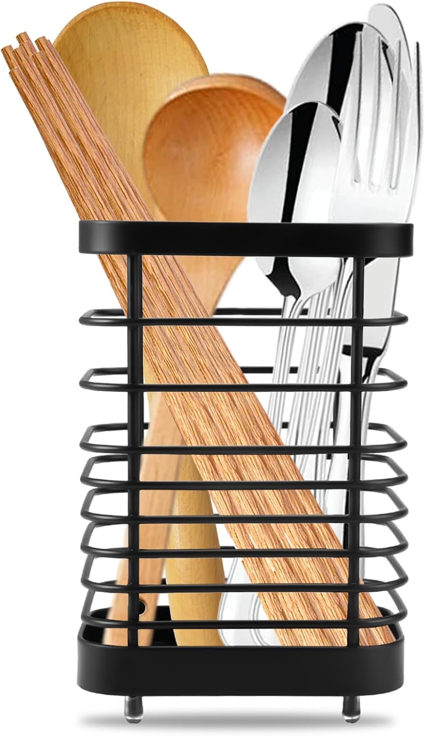 Kitchen utensil storage, cutlery basket stainless steel kitchen utensil holder stainless steel for worktop kitchen utensil holder cutlery holder worktop cutlery basket for kitchen utensils