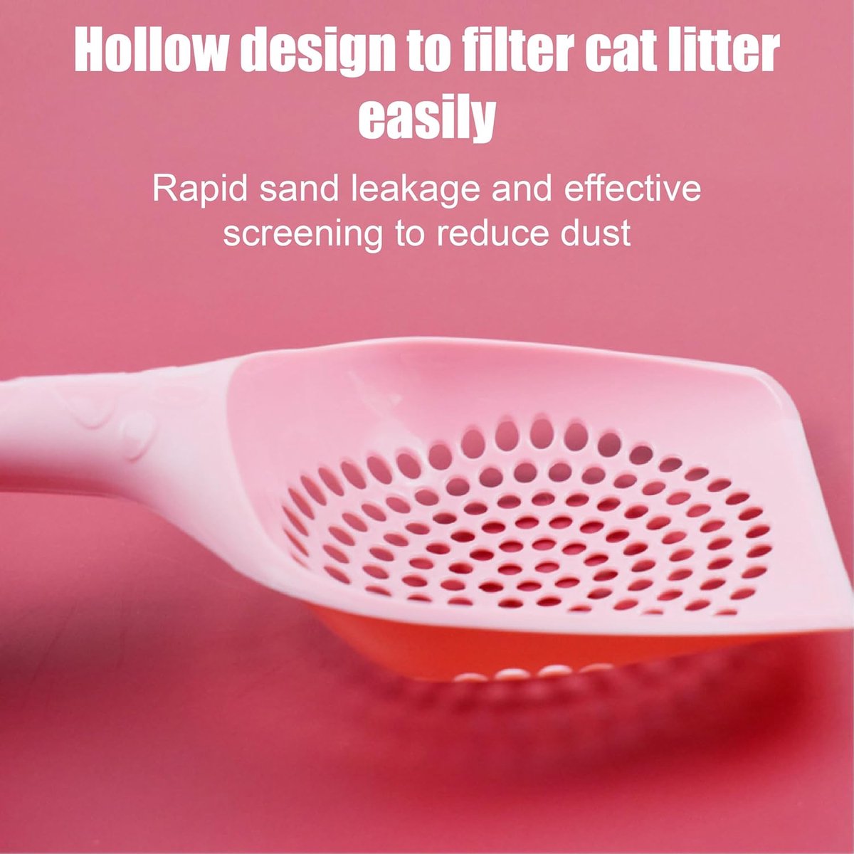 Cat Litter Scoop | Poop Scoop | 25 CM | Small Holes | Green