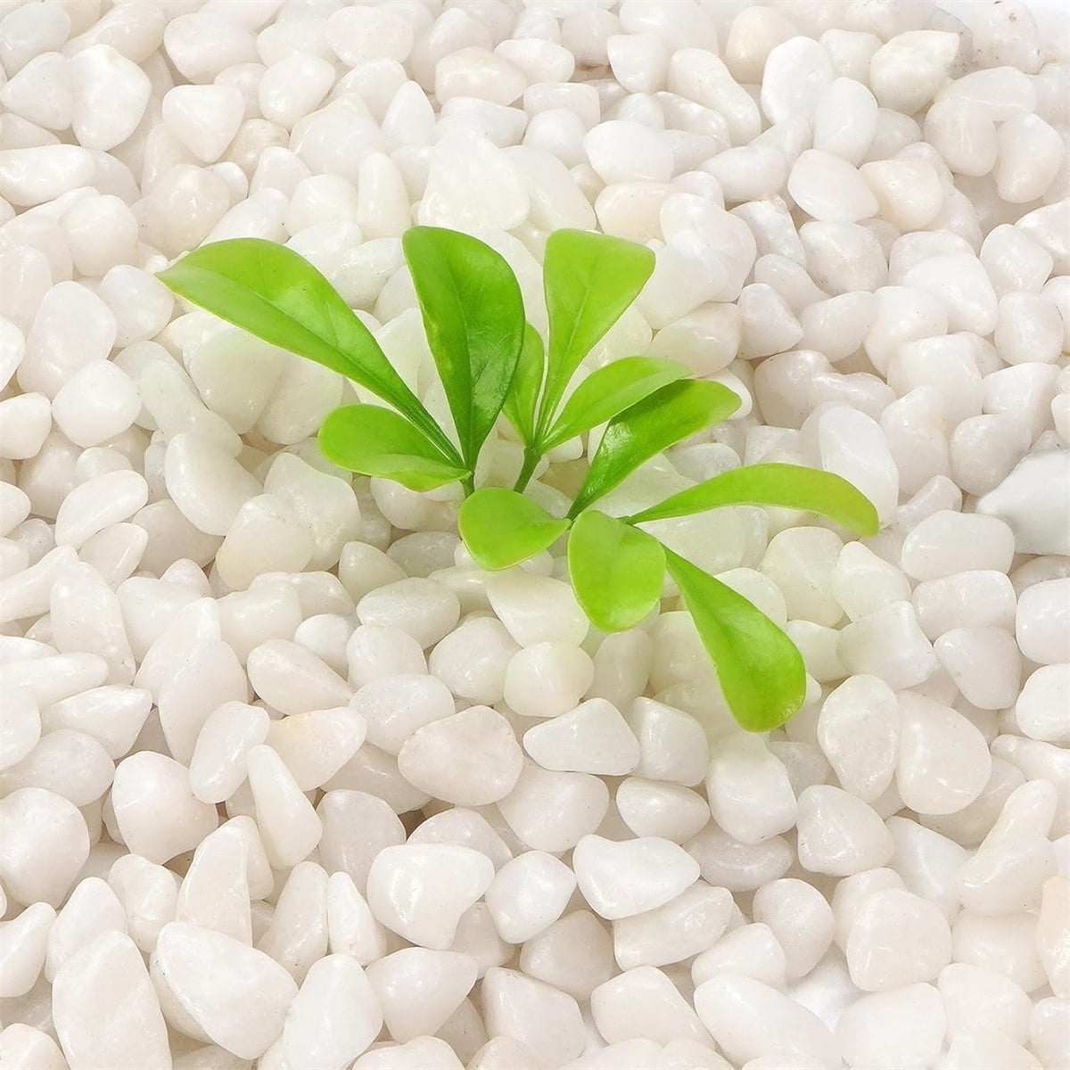 0.12-0.24" Portable Decorative Polished Pebbles,0.77lb Garden Landscaping Pebbles,QZS Decorative Small River Rocks for Vases,Gardening