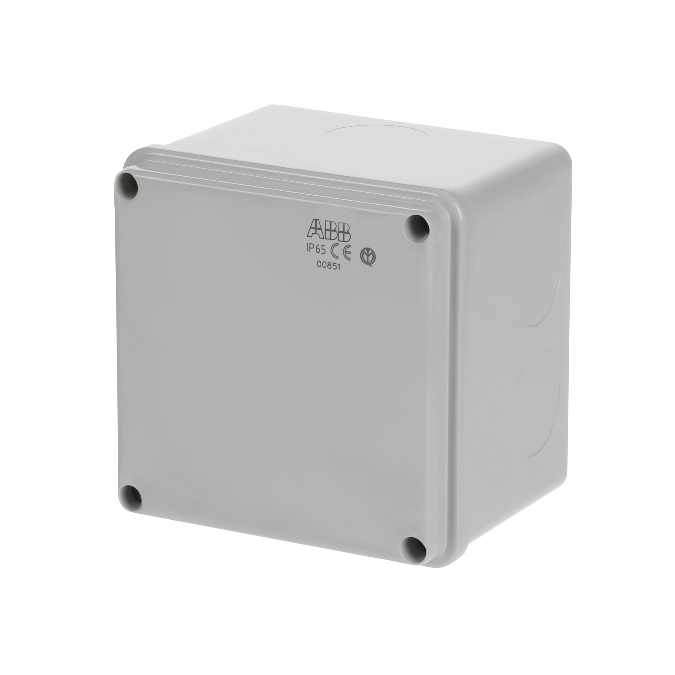 ABB M008510000 IP55 Plastic Box without Connectors, 100x100x80