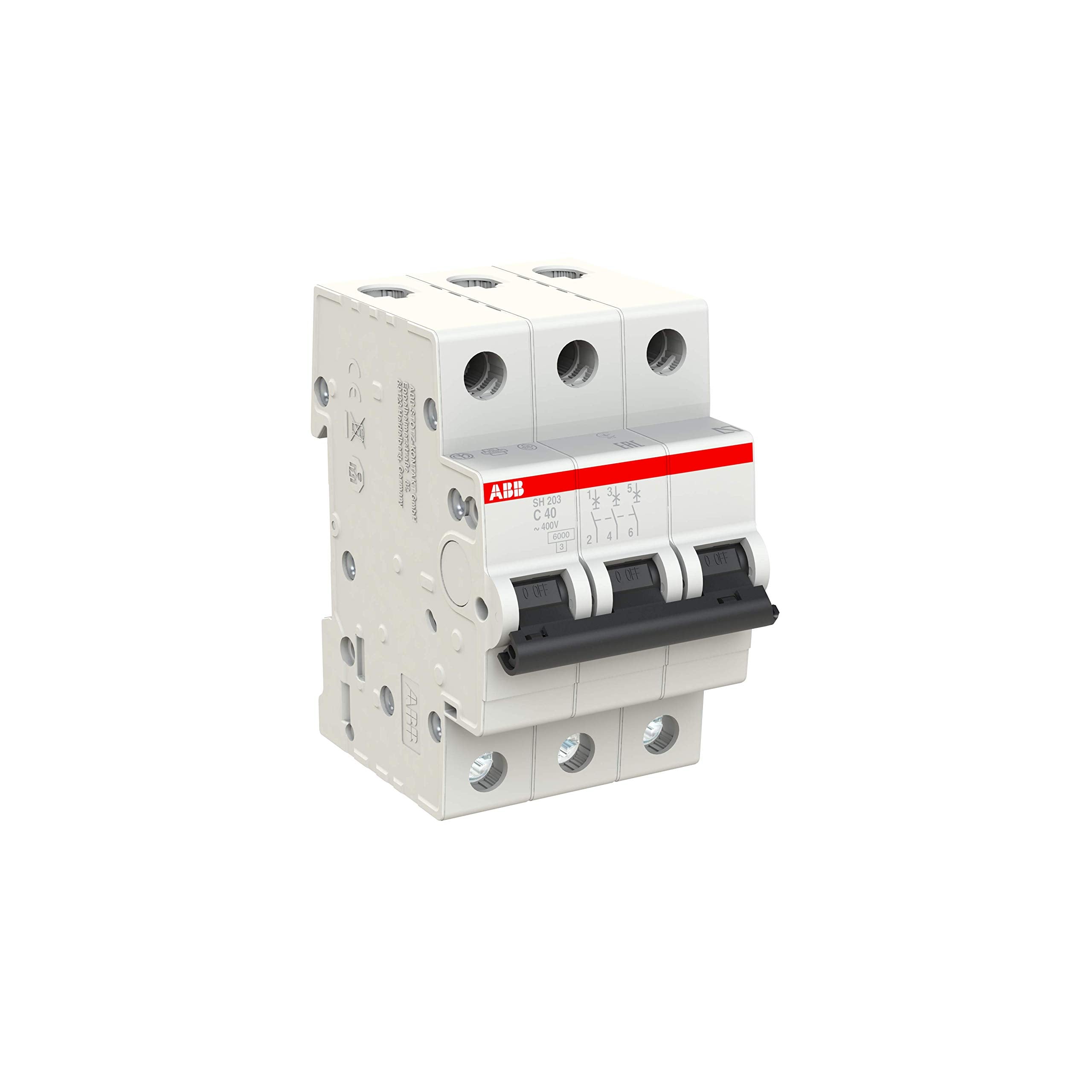 ABB Miniature Circuit Breaker - SH200-3P - C - 40 Ampere