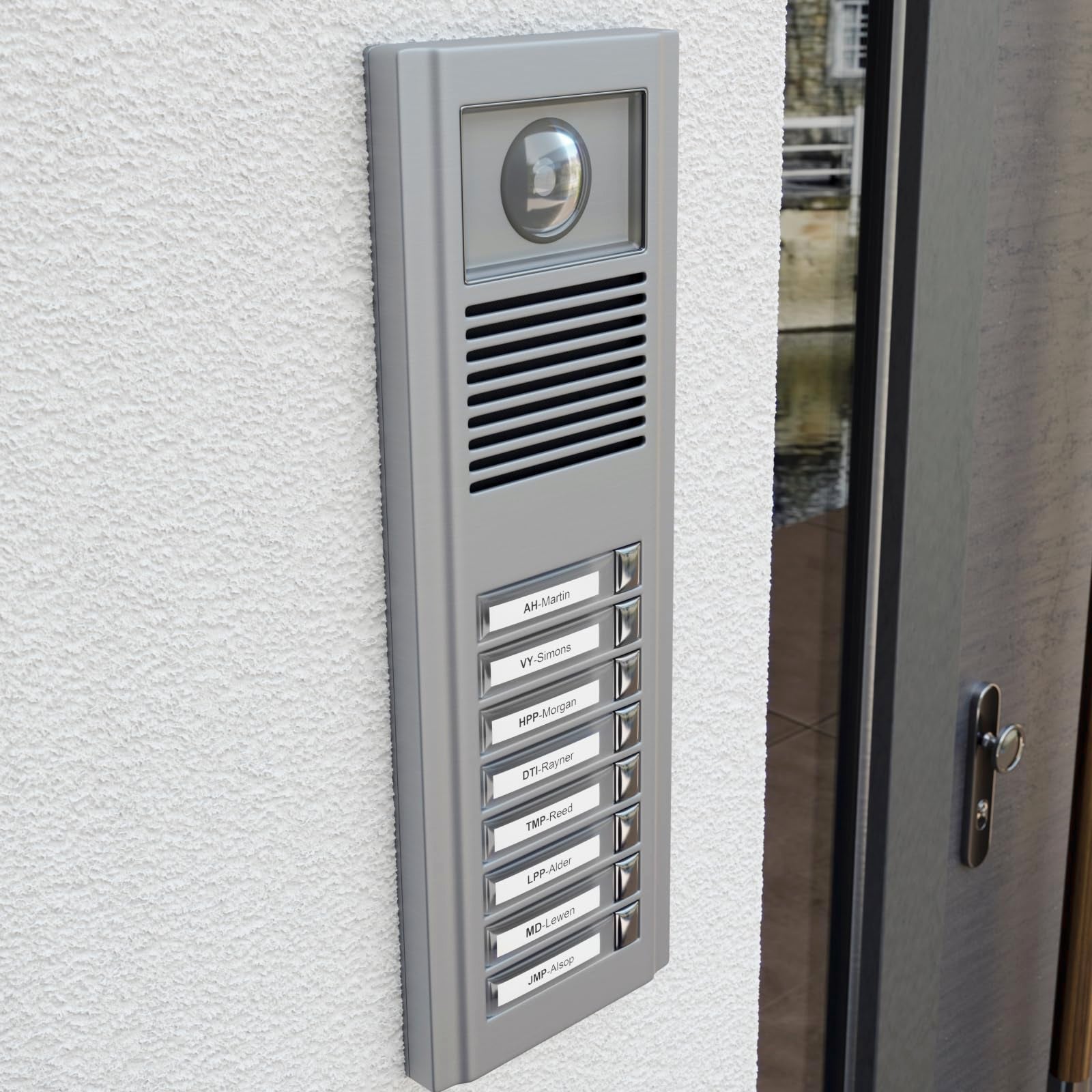 Brother Genuine TZe-221 Laminated Tape, Black on White, 9mm x 8m