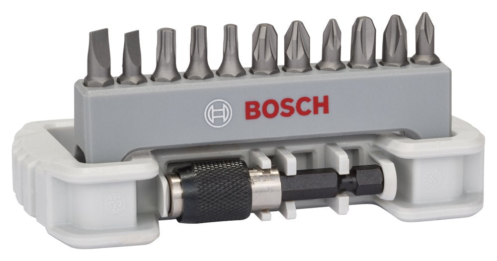 Bosch Professional 11+1 pcs. Screwdriver Bit Set Extra Hard PH, PZ, T, S-Bit, Accessories Rotary Drill and Screwdriver