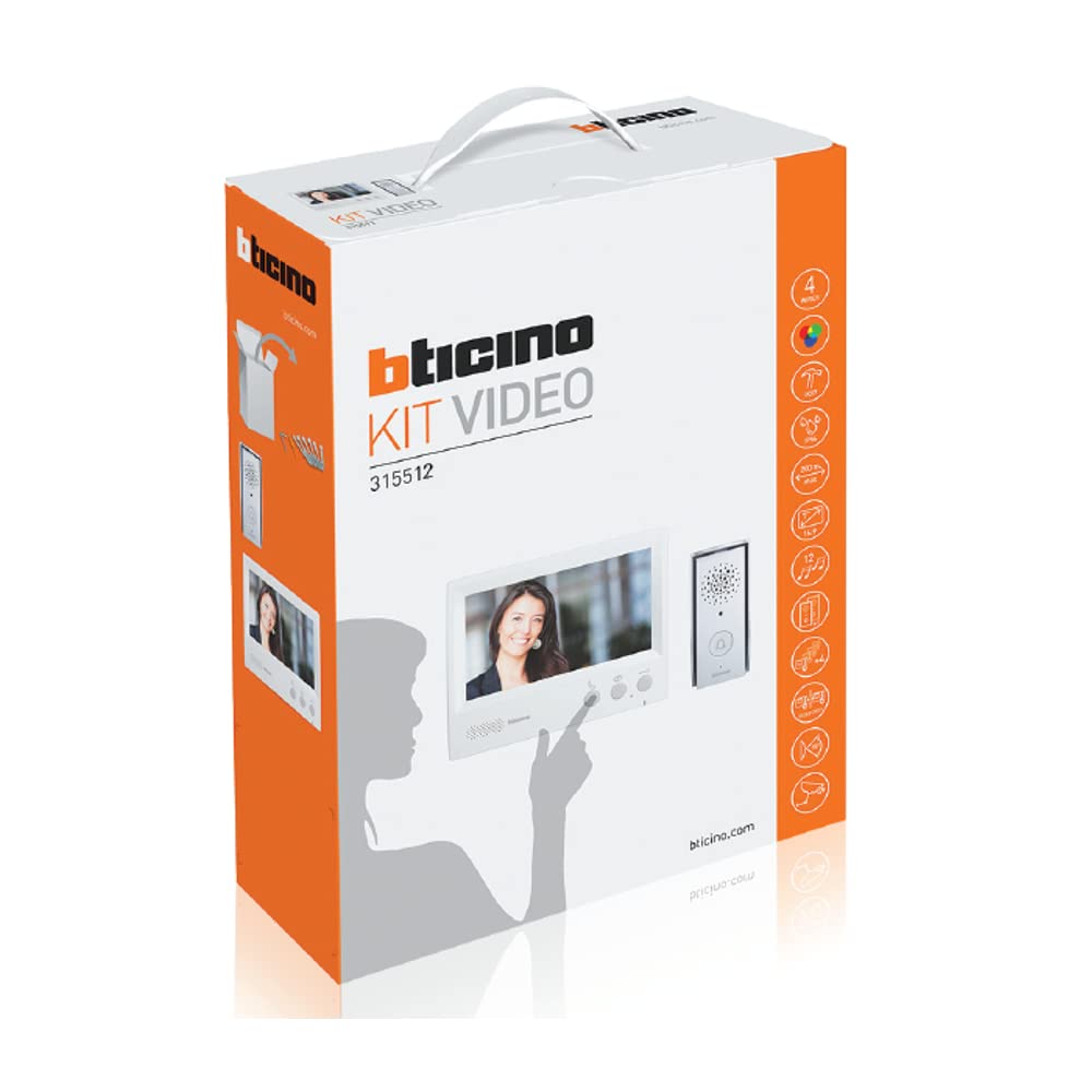 Bticino 4 Wire Video Door Entry Kit
