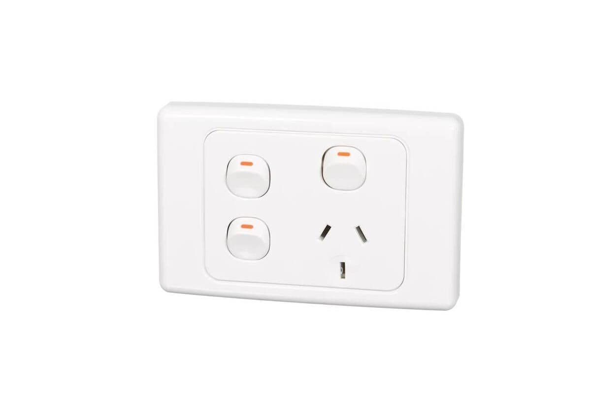 250V, 10A, 2 Removable Extra Silgle Switch Socket Outlet