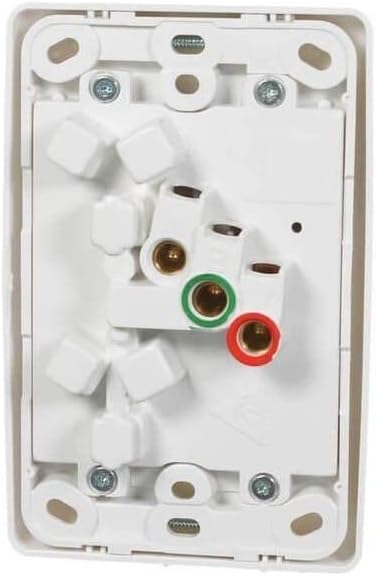 Vertical, 10 A 250 V Twin Switch Socket Outlet