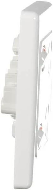 Vertical, 10 A 250 V Twin Switch Socket Outlet