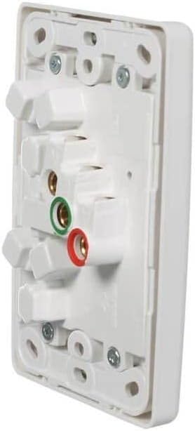 Vertical, 10 A 250 V Twin Switch Socket Outlet
