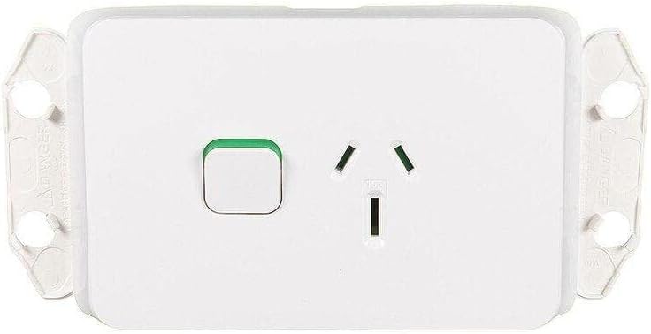 15 A 250 V Horizontal Single Switch Socket