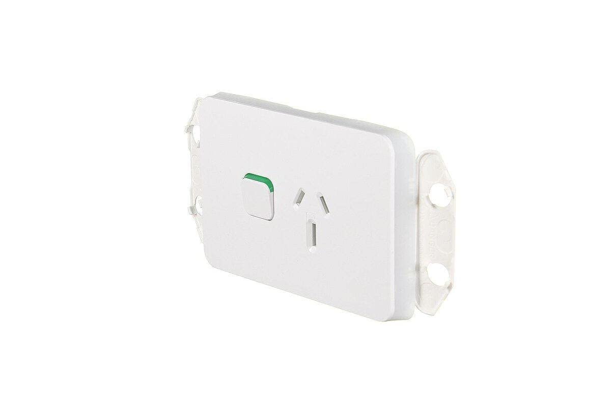 15 A 250 V Horizontal Single Switch Socket