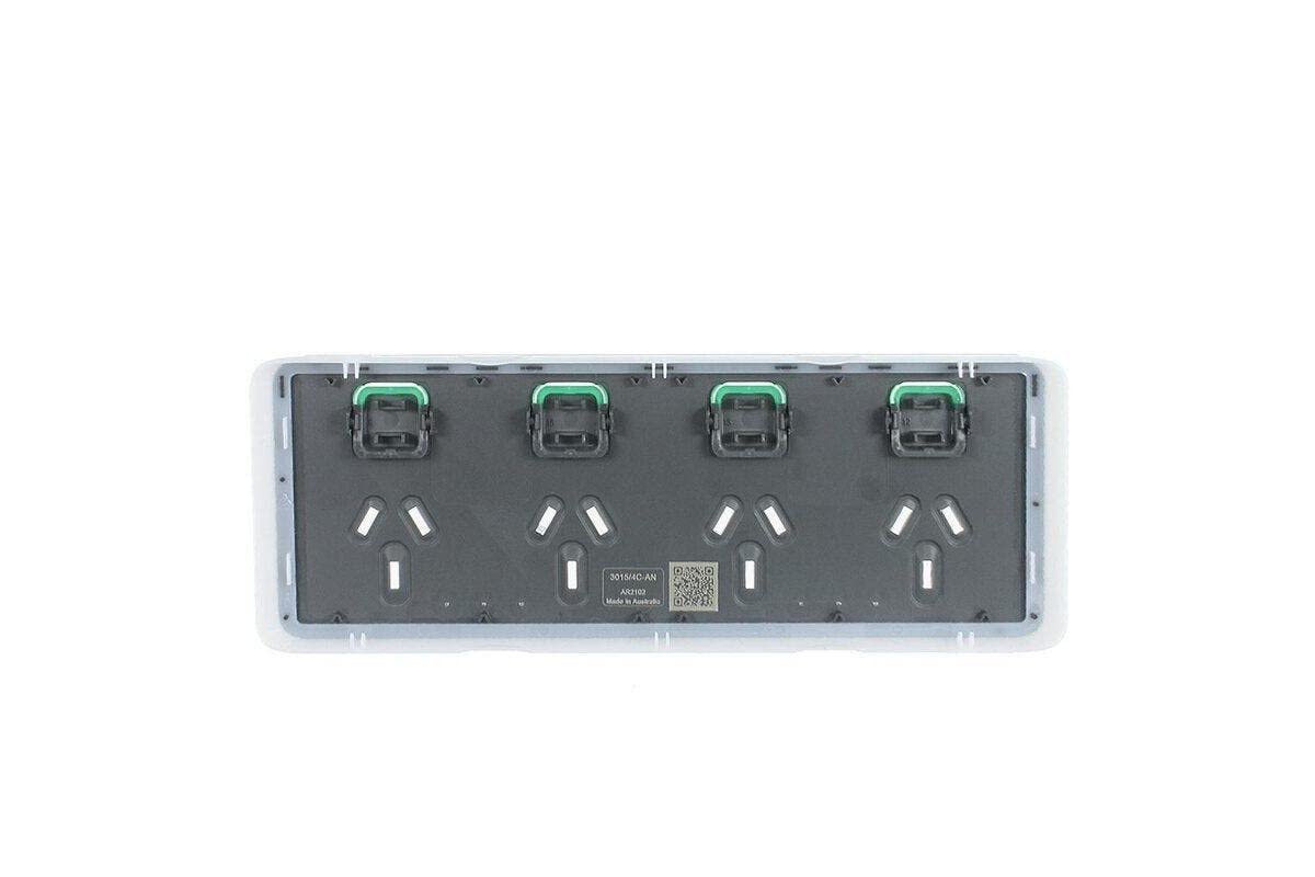 Clipsal Iconic Quad Power Horizontal Mount Clip-On Point Skin