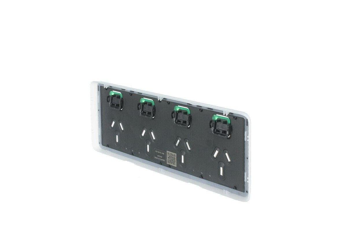 Clipsal Iconic Quad Power Horizontal Mount Clip-On Point Skin