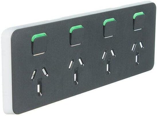 Clipsal Iconic Quad Power Horizontal Mount Clip-On Point Skin