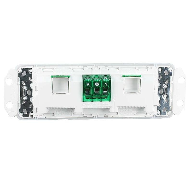 Iconic 250V 10A Horizontal Mount Quad Power Point Switch Socket Outlet