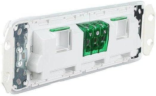 Schneider Electric Clipsal 10A 250V Quad PowerPoint Socket with 2 Extra Switches Less Mechanism