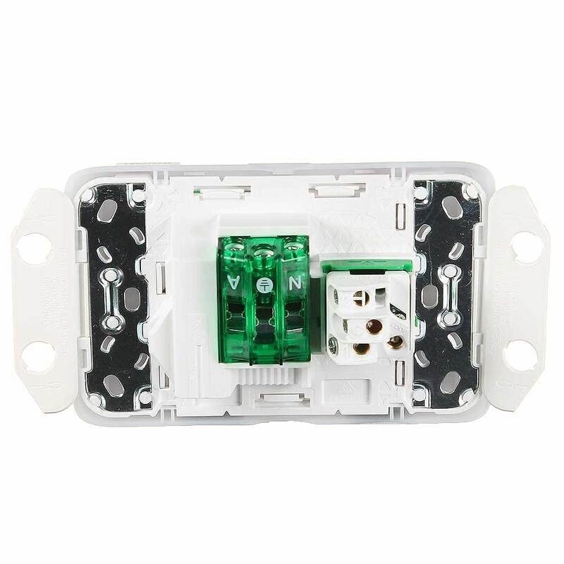 1Ex10Ax 10 A 250 V Horizontal Single Socket Switch