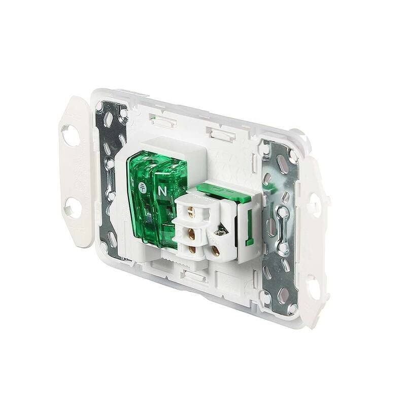 1Ex10Ax 10 A 250 V Horizontal Single Socket Switch