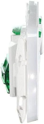 Schneider Electric Clipsal 10A 250V Horizontal Mount Double Switch Power Point with Extra Switch