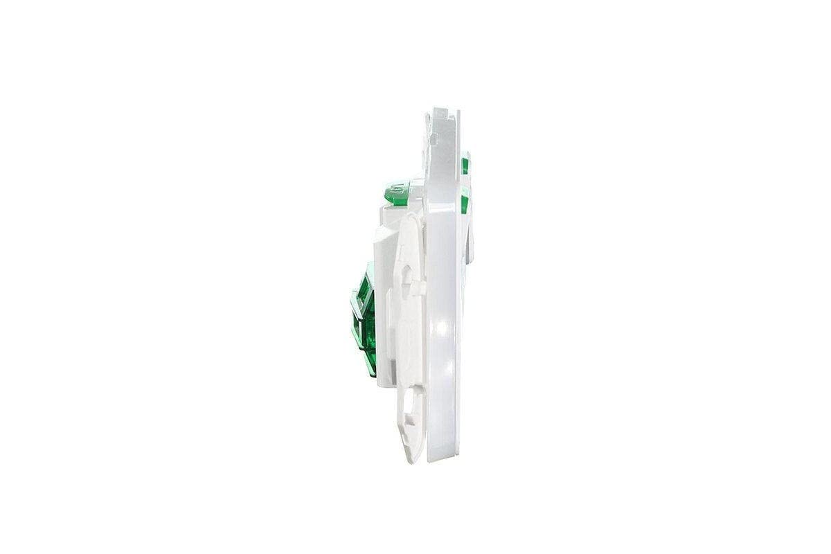 Schneider Electric Clipsal 10A 250V Horizontal Mount Double Switch Power Point with Extra Switch