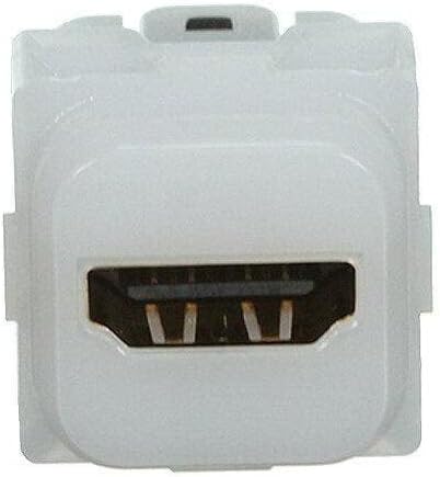 Iconic HDMI 1.4 Female Straight Adaptor, Translucent