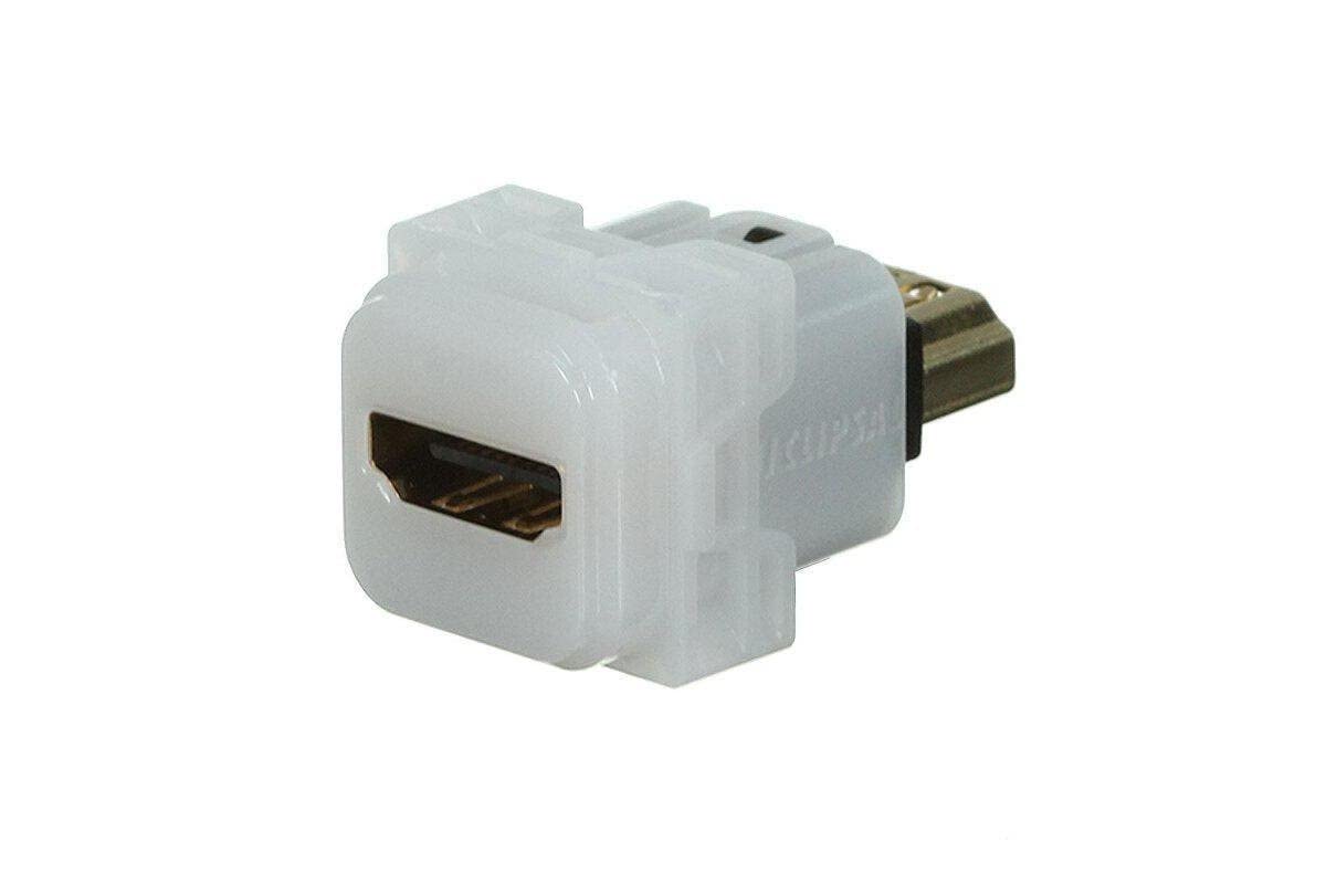 Iconic HDMI 1.4 Female Straight Adaptor, Translucent