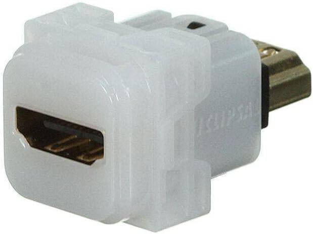 Iconic HDMI 1.4 Female Straight Adaptor, Translucent