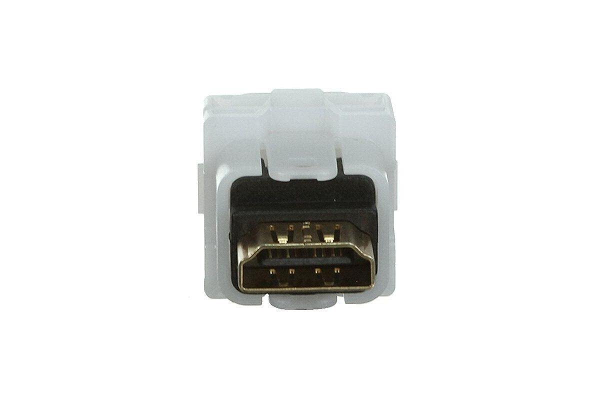 Iconic HDMI 1.4 Female Straight Adaptor, Translucent