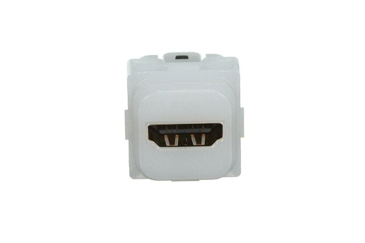 Iconic HDMI 1.4 Female Straight Adaptor, Translucent