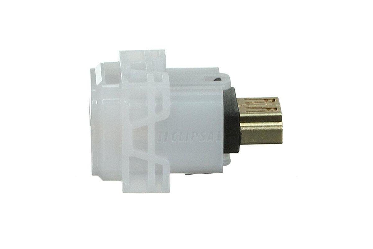 Iconic HDMI 1.4 Female Straight Adaptor, Translucent