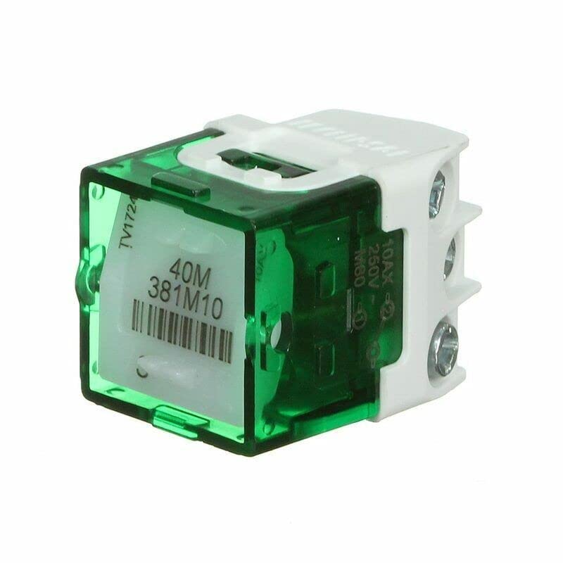 Iconic 250V 10AX 1-Way/2-Way Switch Mechanism, Vivid White