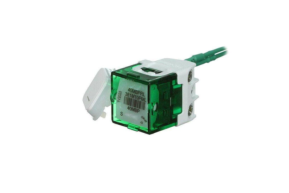 Iconic 250V 10A LED Bell Press Return Switch Mechanism, Vivid White