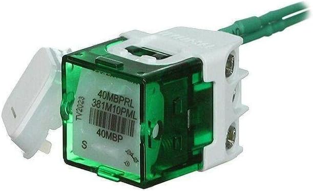 Iconic 250V 10A LED Bell Press Return Switch Mechanism, Vivid White