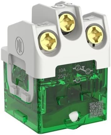 Iconic 250V 10A LED Bell Press Return Switch Mechanism, Vivid White
