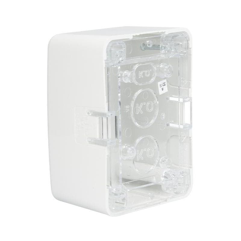 Clip On Lid, 1 Earth and 3 Active Connector Giant Junction Box, White Electric