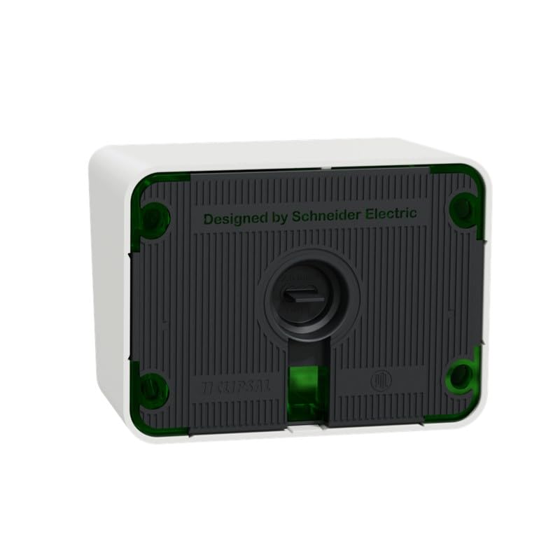 10A 250V Iconic Outdoor Twin Switched Socket Outlet, White