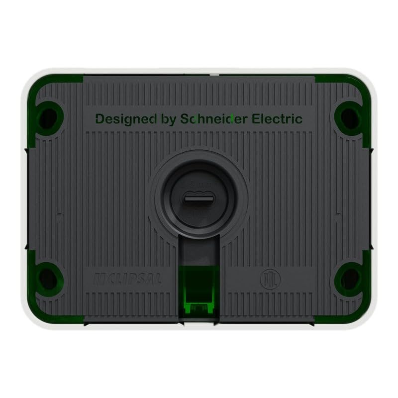 10A 250V Iconic Outdoor Twin Switched Socket Outlet, White