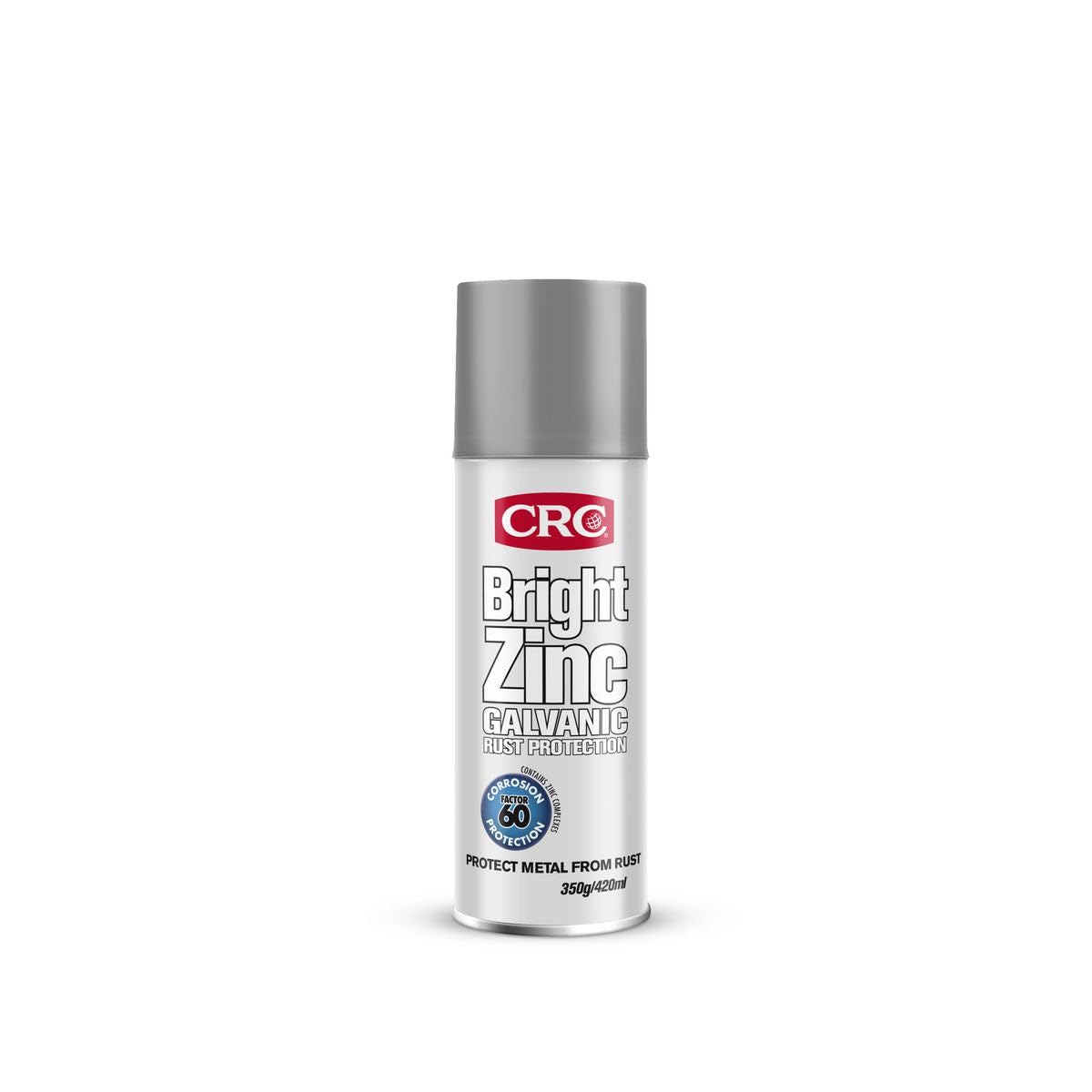 CRC Brite Zinc Galvanic Rust Protection Spray, 350 g