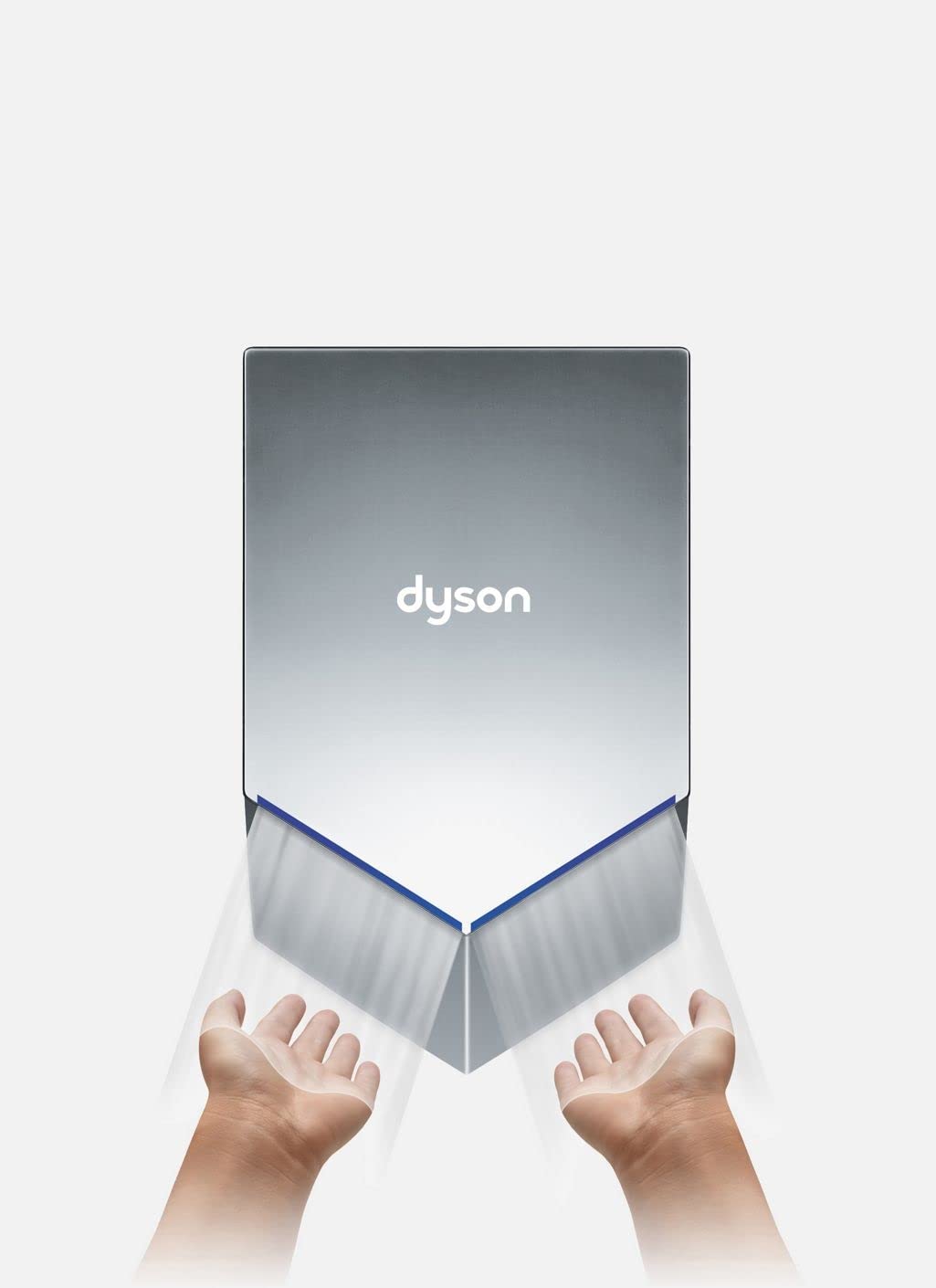 Dyson Airblade V HU-02 Hand Dryer - Sprayed nickel