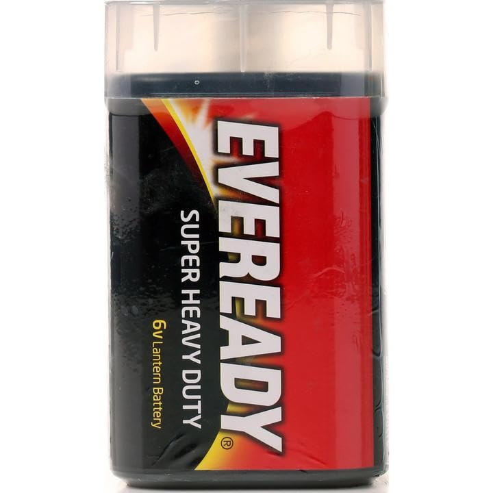 Eveready Super Heavy Duty 6V Carbon Zinc Lantern Battery