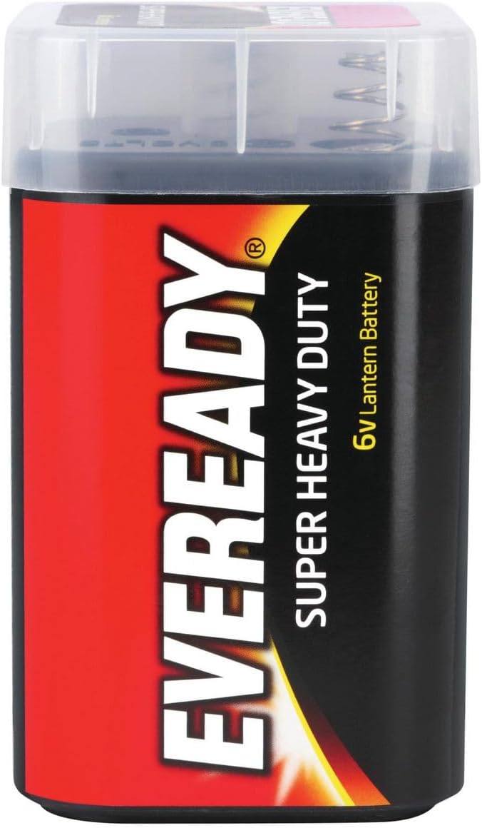 Eveready Super Heavy Duty 6V Carbon Zinc Lantern Battery