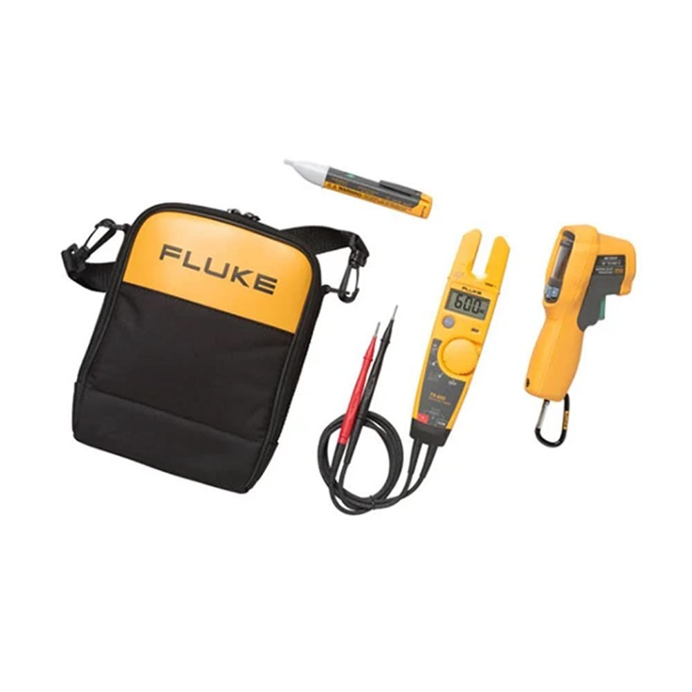 Fluke T5-600/62MAX+/1AC II IR Thermometer, Electrical Tester and Voltage Detector Kit