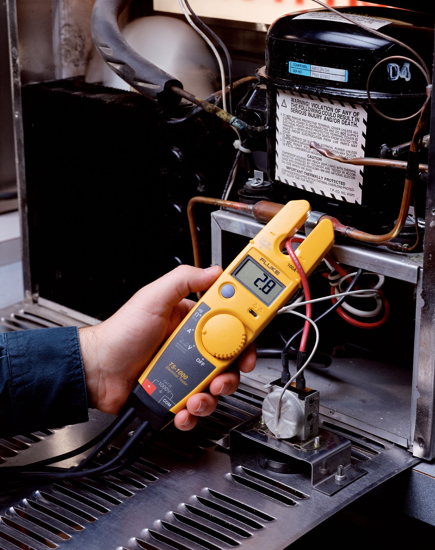 Fluke T5-600/62MAX+/1AC II IR Thermometer, Electrical Tester and Voltage Detector Kit