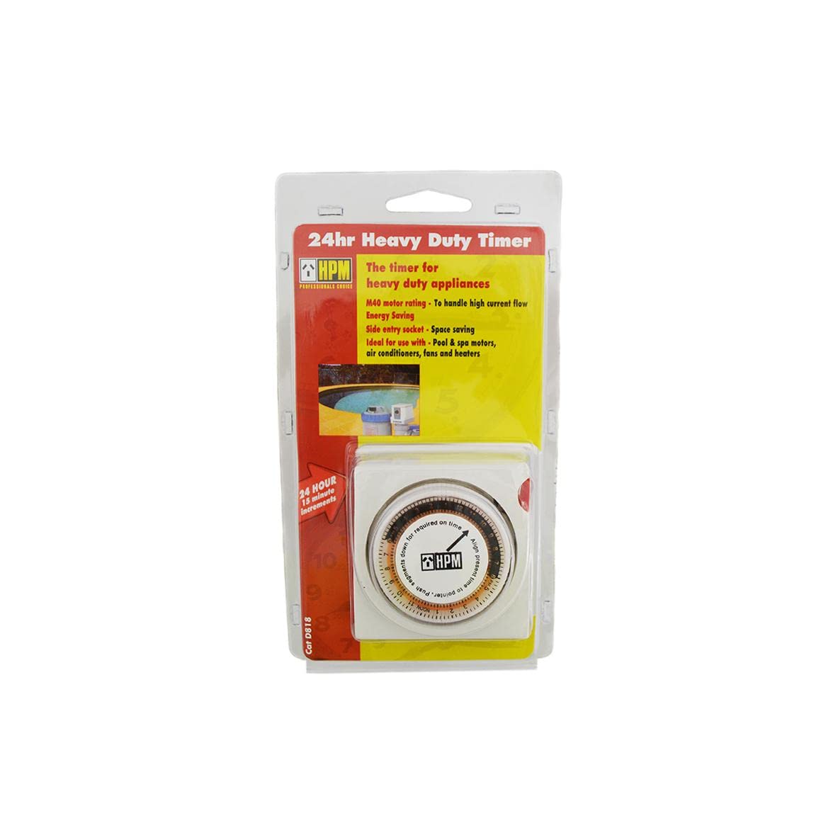 Hpm 24Hr Heavy Duty IP44 Outdoor Timer