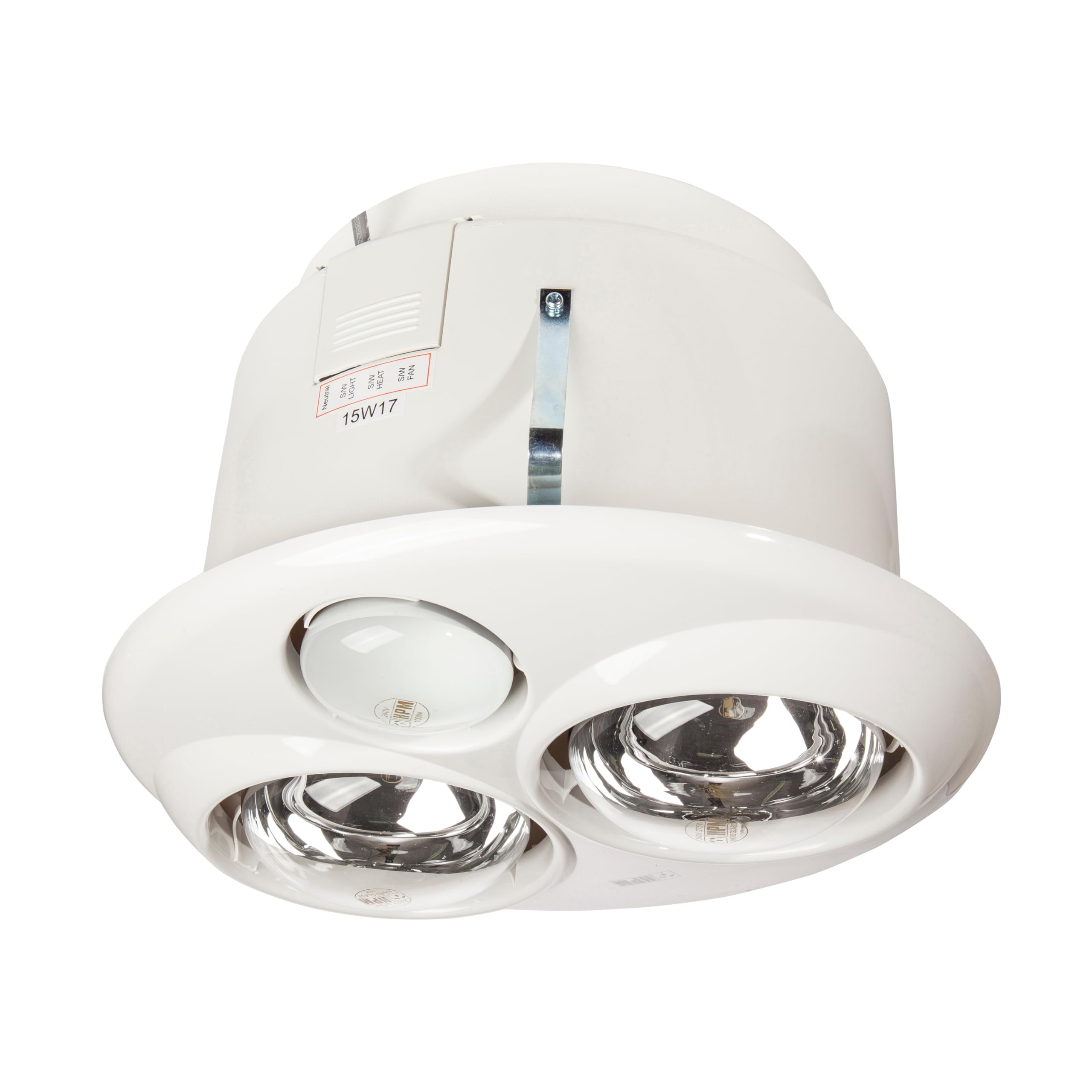 HPM Instant Heat 2 Lamp and Fan Ceramic Lampholder