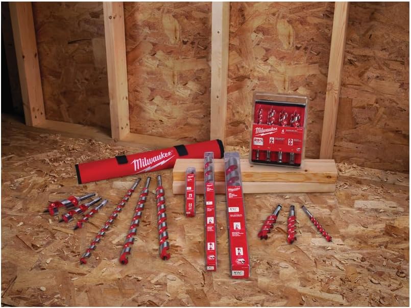 Milwaukee 48-13-0048 Builders World Wholesale Distribution Bit Wood Speed Feed, 1/2 x 6