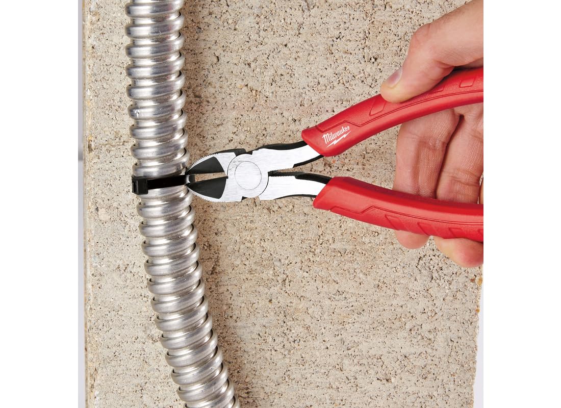 PLIER DIAGONAL CUTTER 203MM HANDLE SOFT GRIP MILWAUKEE