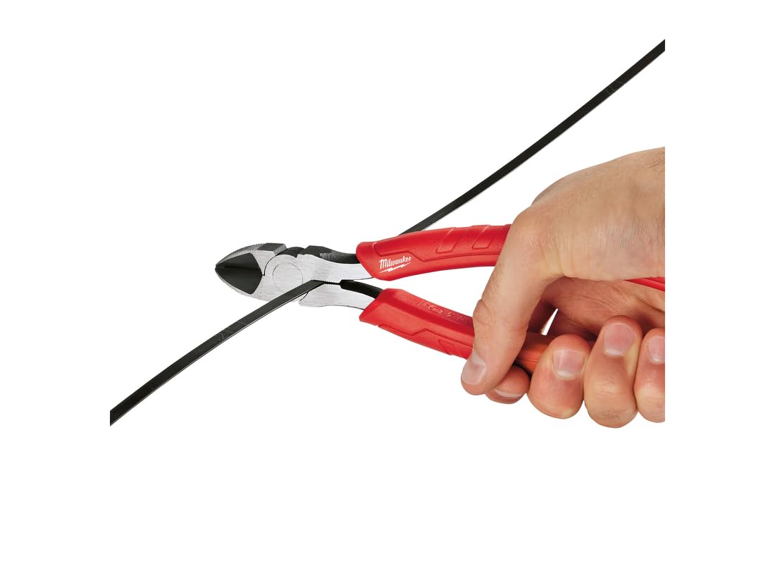 PLIER DIAGONAL CUTTER 203MM HANDLE SOFT GRIP MILWAUKEE