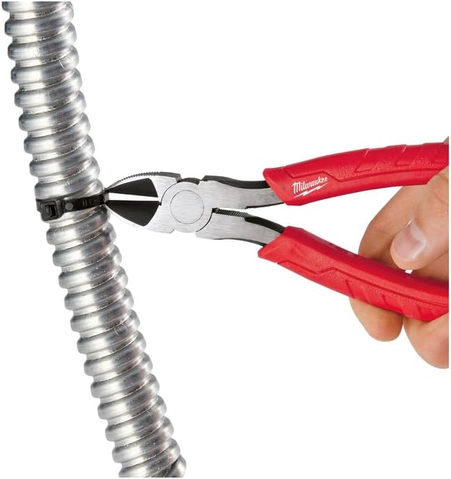 PLIER DIAGONAL CUTTER 203MM HANDLE SOFT GRIP MILWAUKEE