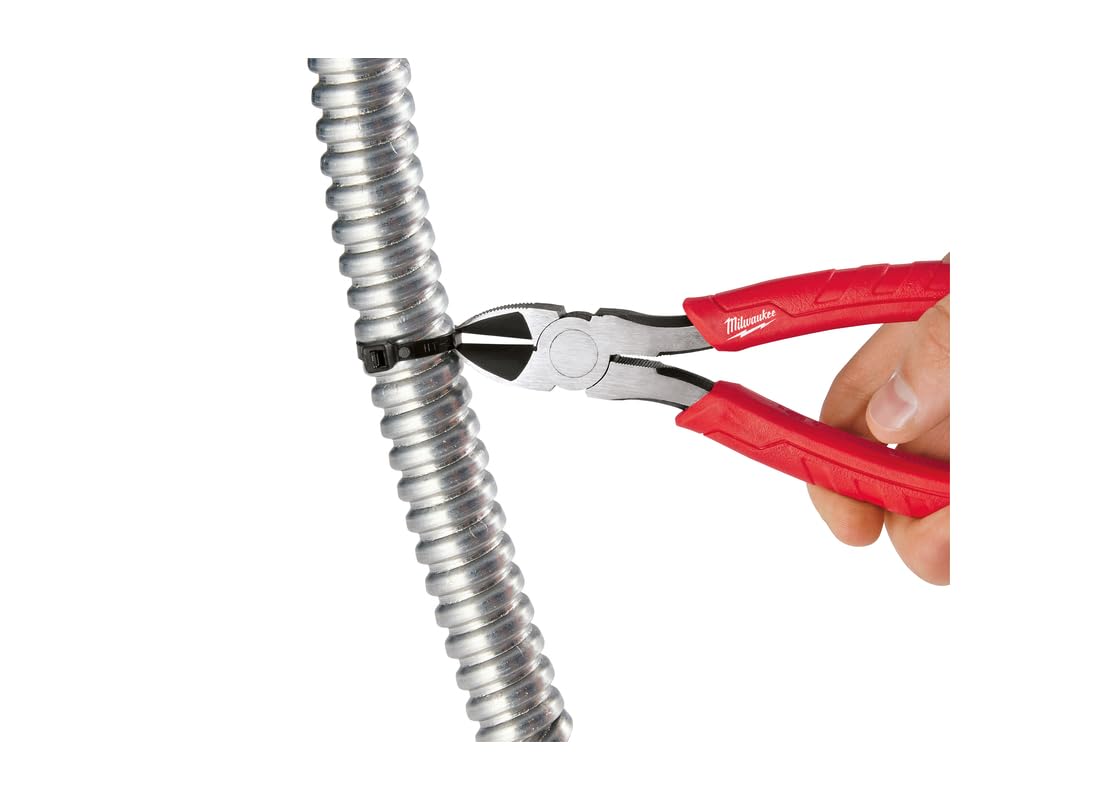 PLIER DIAGONAL CUTTER 203MM HANDLE SOFT GRIP MILWAUKEE