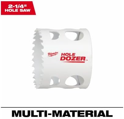 HOLESAW BIM METAL/WOOD 57MM 2.1/4" HSSCO H-DOZER MILWAUKEE